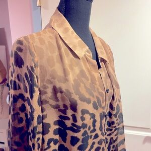 Sheer blouse. Like new.